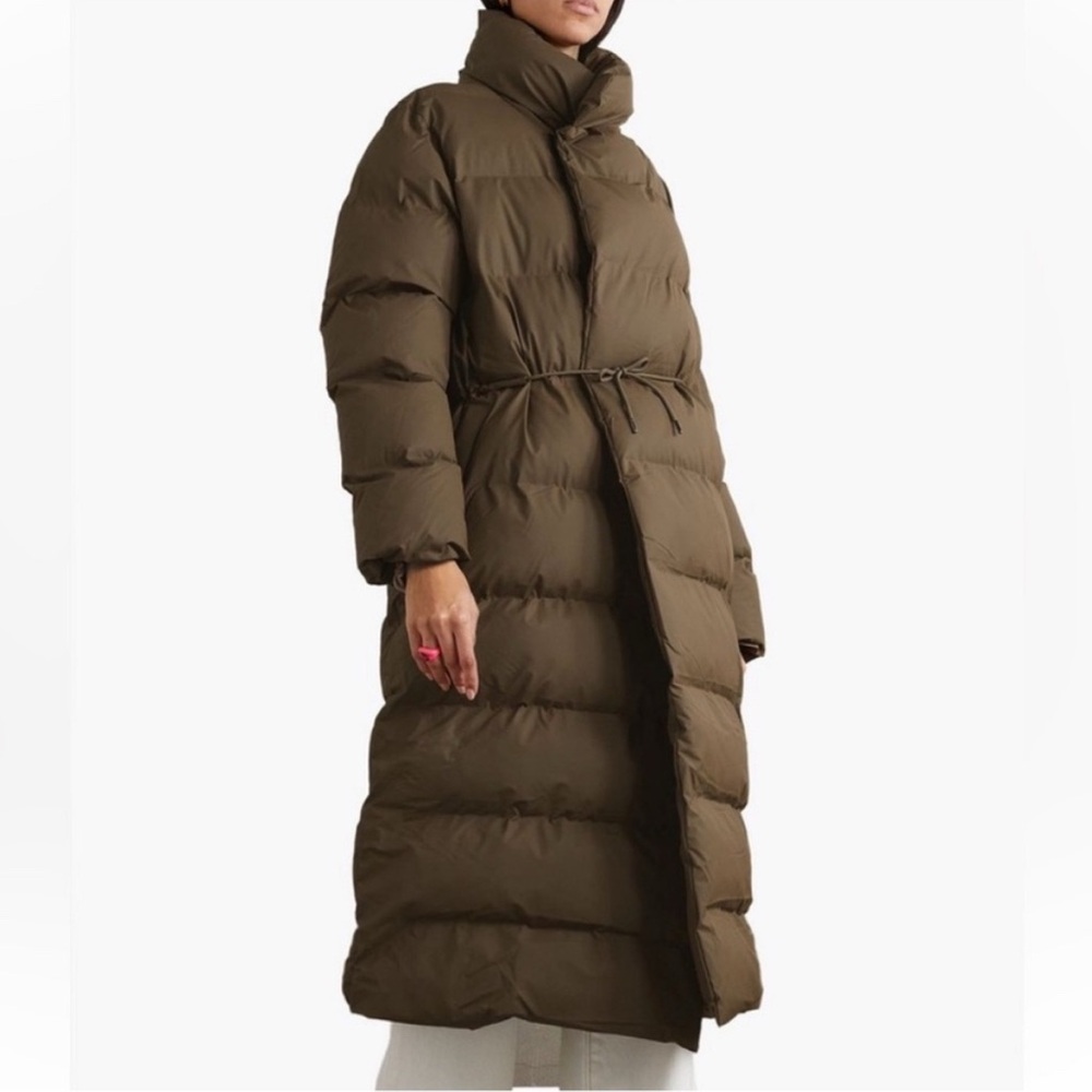 RAINS LONG PUFFER COAT xs/s
